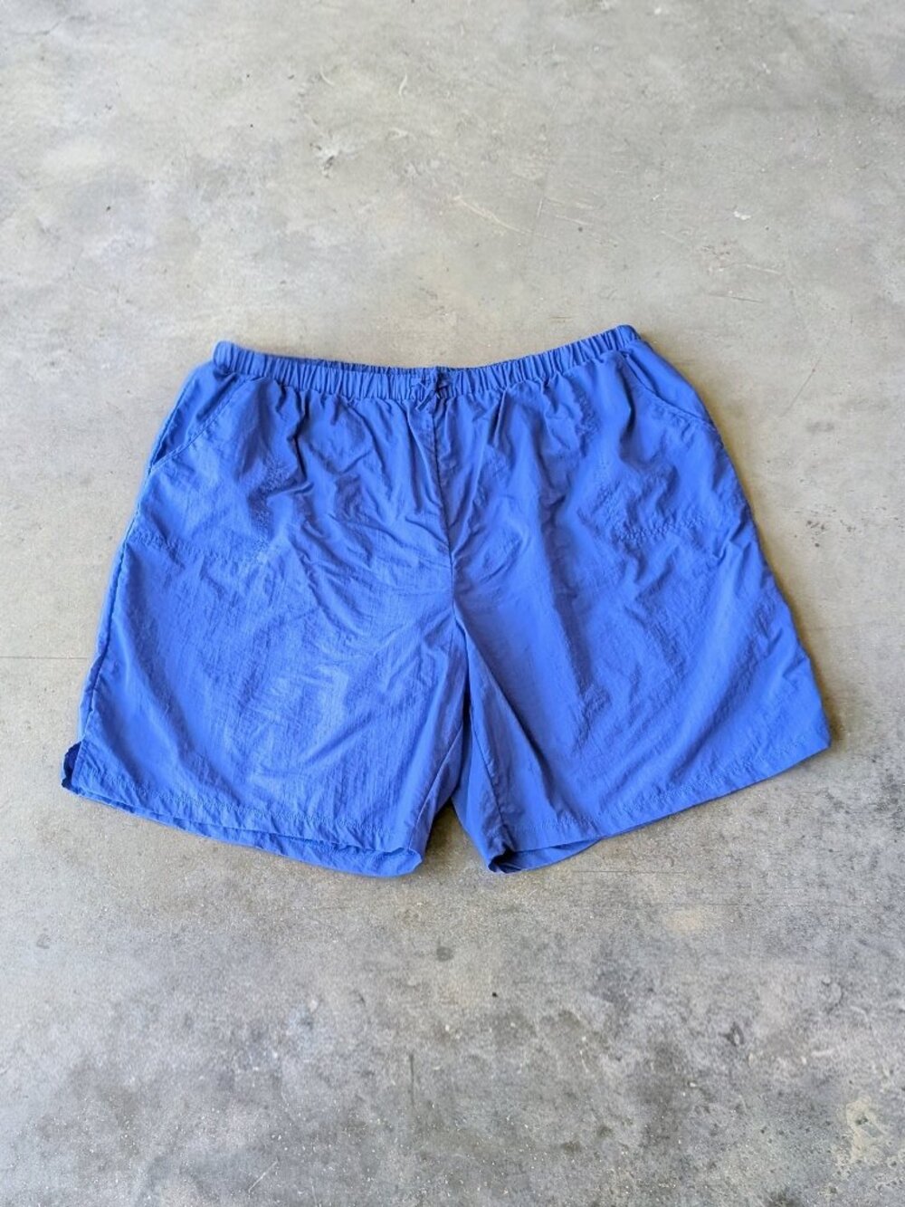 Swimsuits For All Blue Drawstring Lined Swim Shorts with Pockets size 26/28